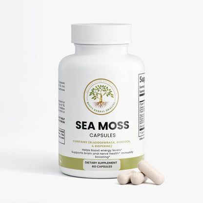 Sea Moss Capsules w/ Bladderwrack, Burdock, & BioPerine