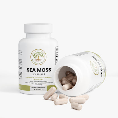 Sea Moss Capsules w/ Bladderwrack, Burdock, & BioPerine