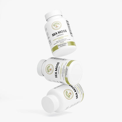 Sea Moss Capsules w/ Bladderwrack, Burdock, & BioPerine