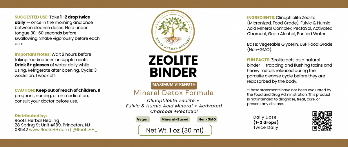 Parasite Cleanse + Zeolite Binder | Maximum Strength Herbal Detox