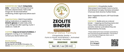 Parasite Cleanse + Zeolite Binder | Maximum Strength Herbal Detox