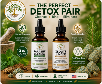 Parasite Cleanse + Zeolite Binder | Maximum Strength Herbal Detox