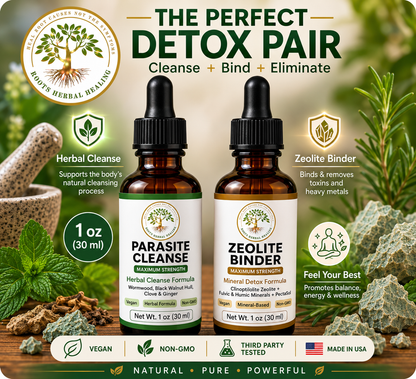 Parasite Cleanse + Zeolite Binder | Maximum Strength Herbal Detox
