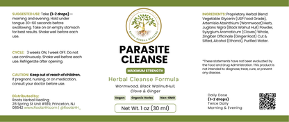 Parasite Cleanse + Zeolite Binder | Maximum Strength Herbal Detox