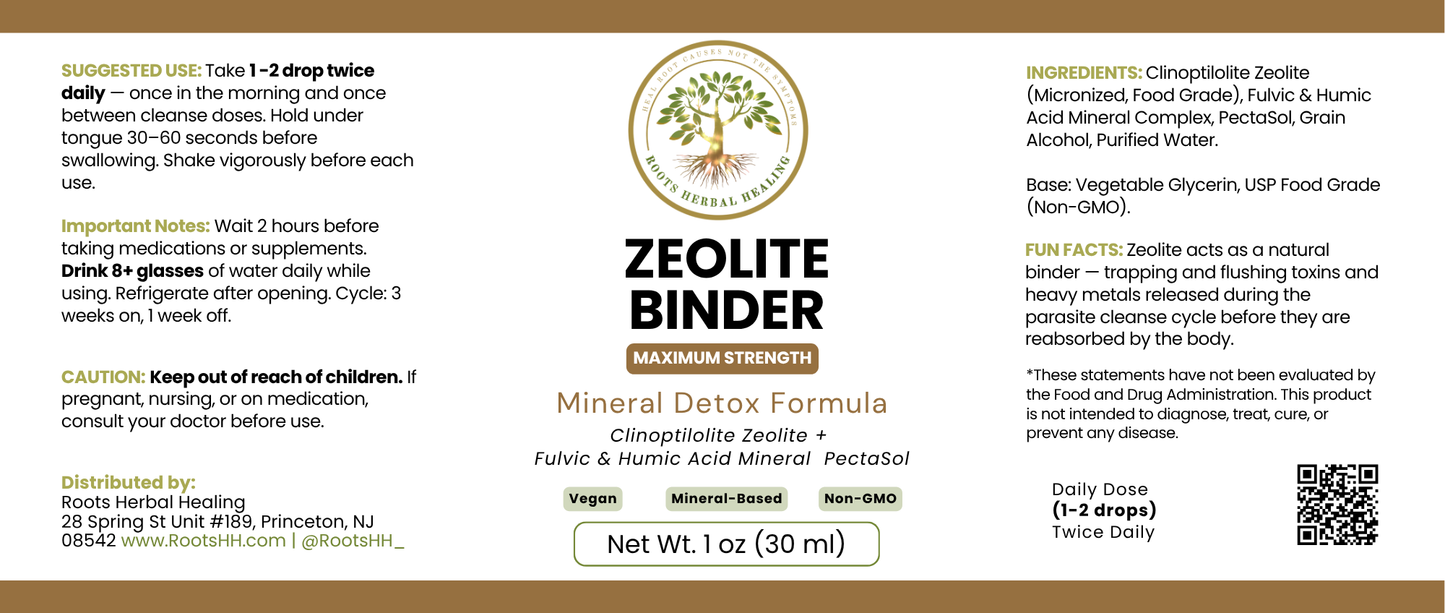 Parasite Cleanse + Zeolite Binder | Maximum Strength Herbal Detox