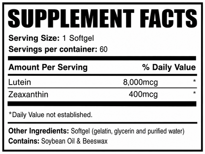 Lutein & Zeaxanthin  Softgels